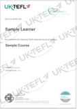 TQUK Accredited Certificate